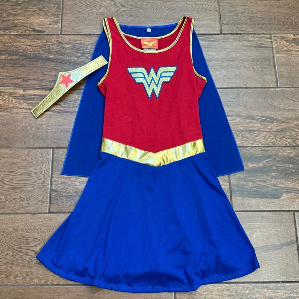Marvel Wonder Woman Sz S Super Hero DC Comics Halloween Costume 3pc Rubie's